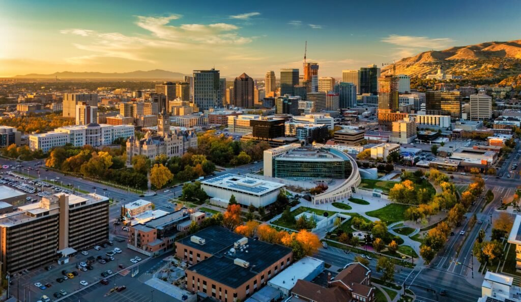 Downtown Salt Lake City Utah